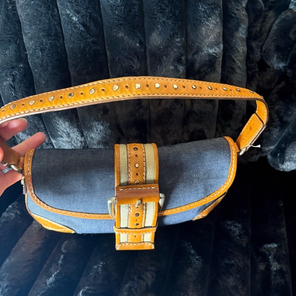 Michael Kors Y2K Denim Buckle boho shoulder bag bratz - Picture 12 of 16